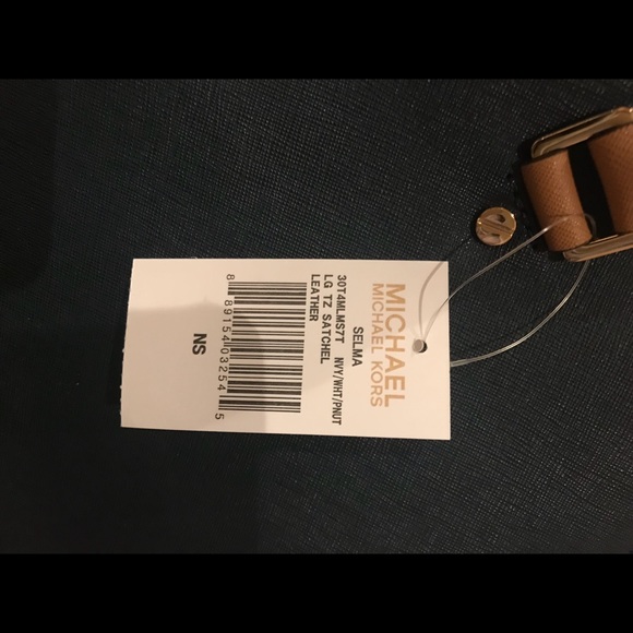 NWT Michael Kors Large Selma satchel tri tone